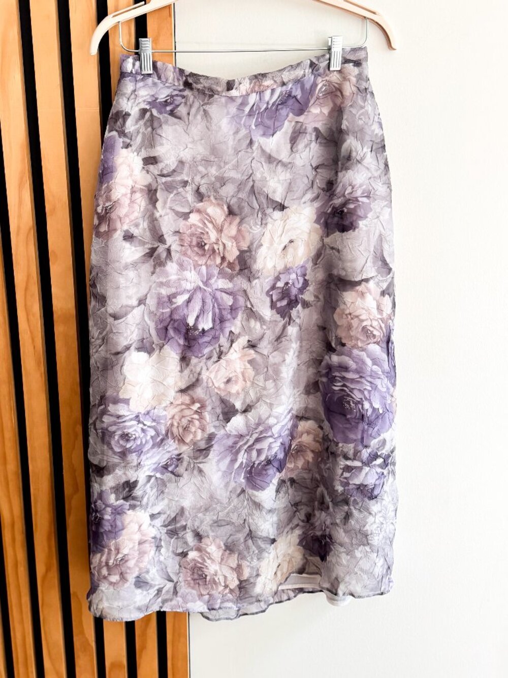 90s Whimsigoth Romcom Fairy Grunge Floral Maxi Skirt (L)
